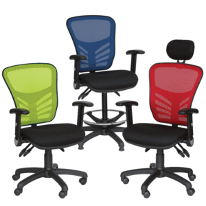 Coloured Mesh Back Office Chair